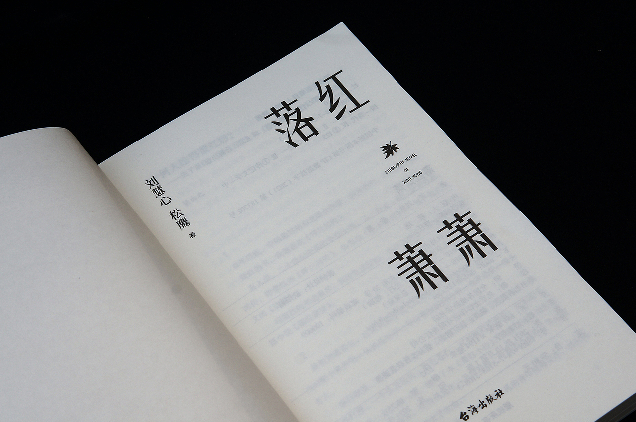 《落红萧萧》装帧设计