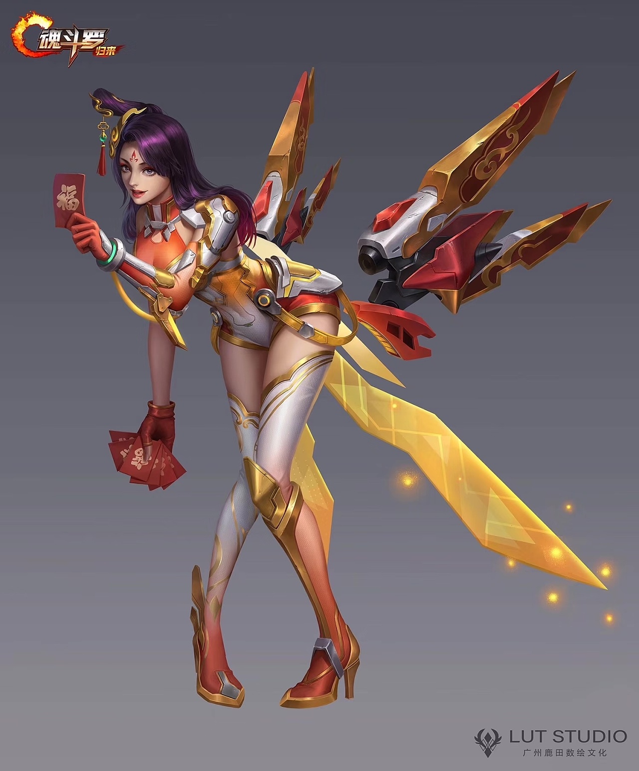 《魂斗罗归来》立绘多图|插画|游戏原画|鹿田 - 原创作品 - 站酷