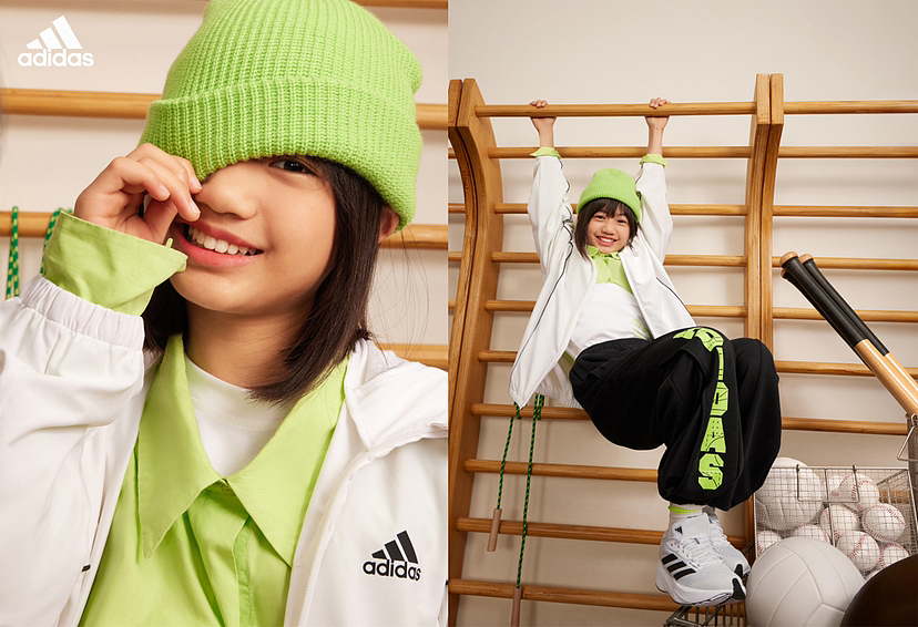 运动品牌Adidas童装广告