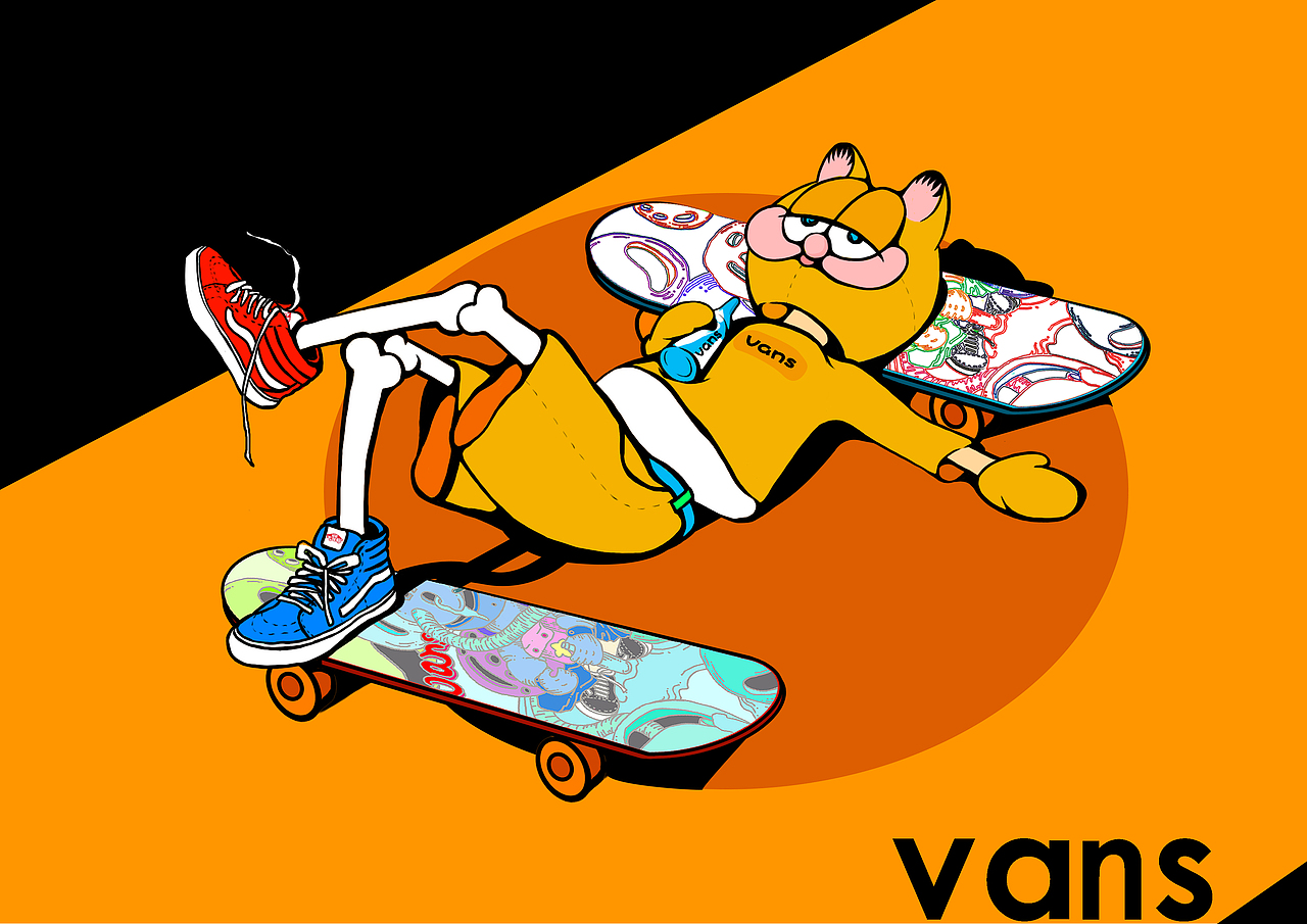 关于VANS（图ZMTU0Nzk5Njky） - 新锐潮流插画 - 站酷设计师比巴包原创素材 - 站酷ZCOOL