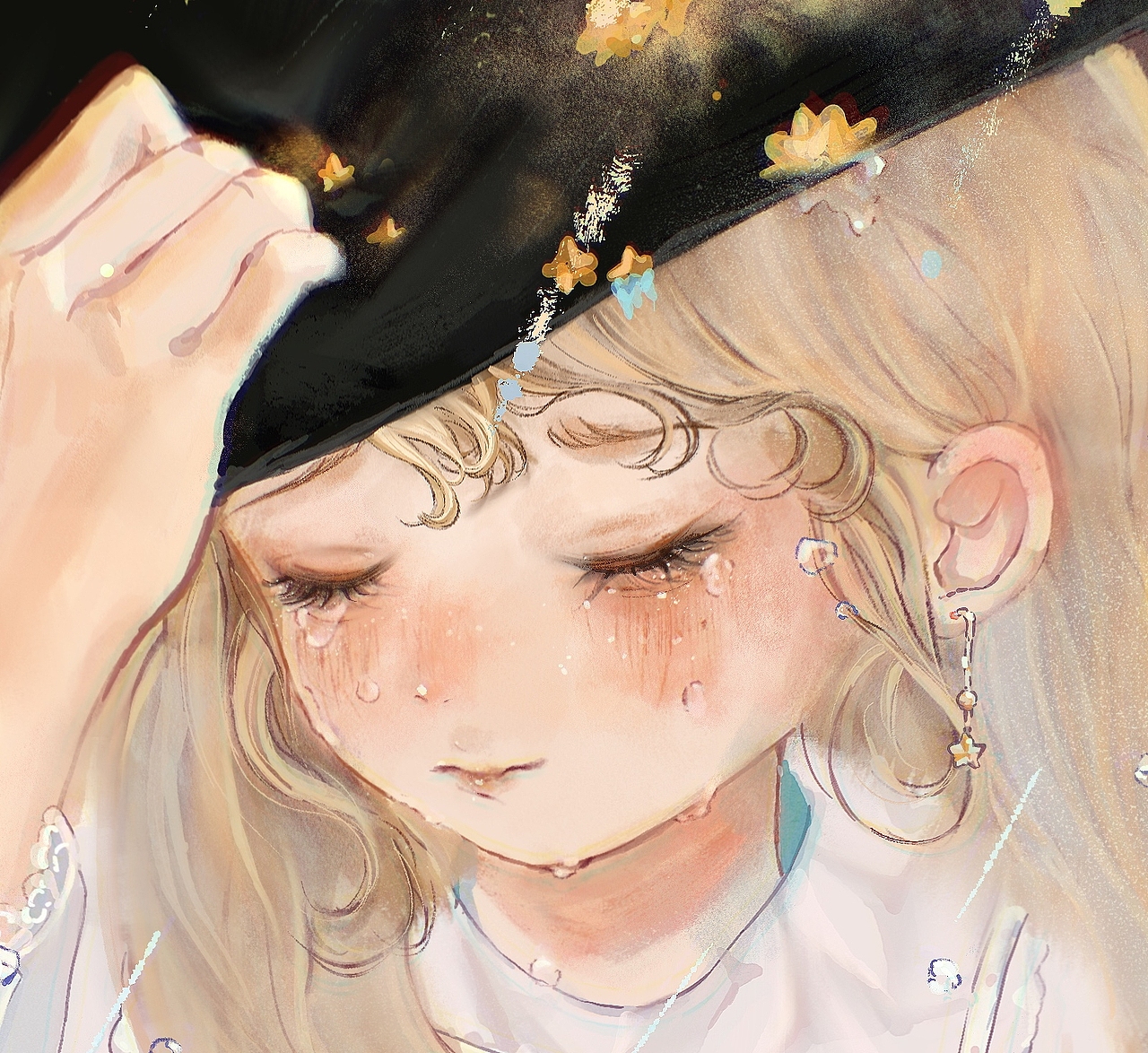 sad 魔女的眼泪（图ZMzM4NTI5NTAw） - 商业插画 - 站酷设计师陈忱忱原创素材 - 站酷ZCOOL