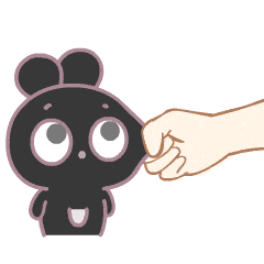 小黑了了表情包GIF