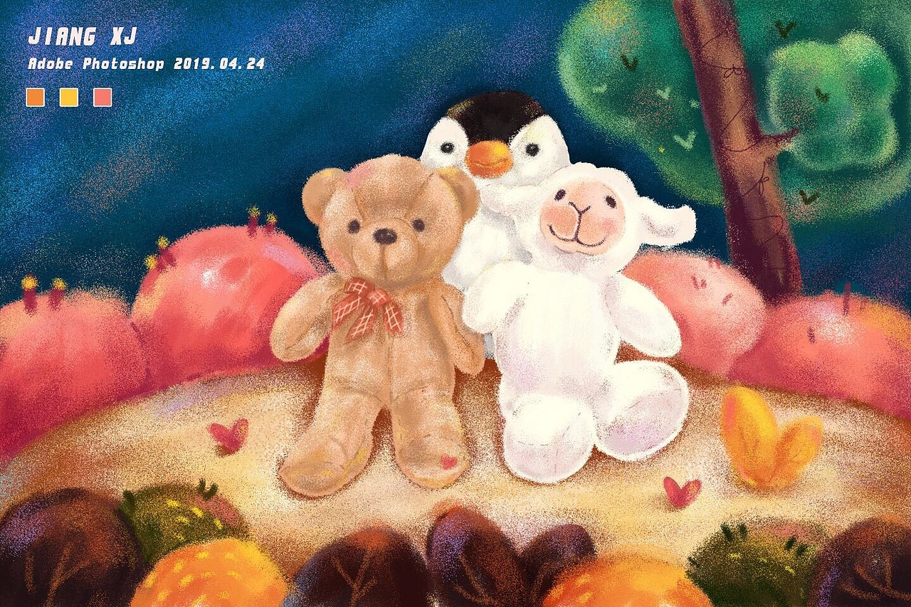 小熊小羊小企鹅鸭