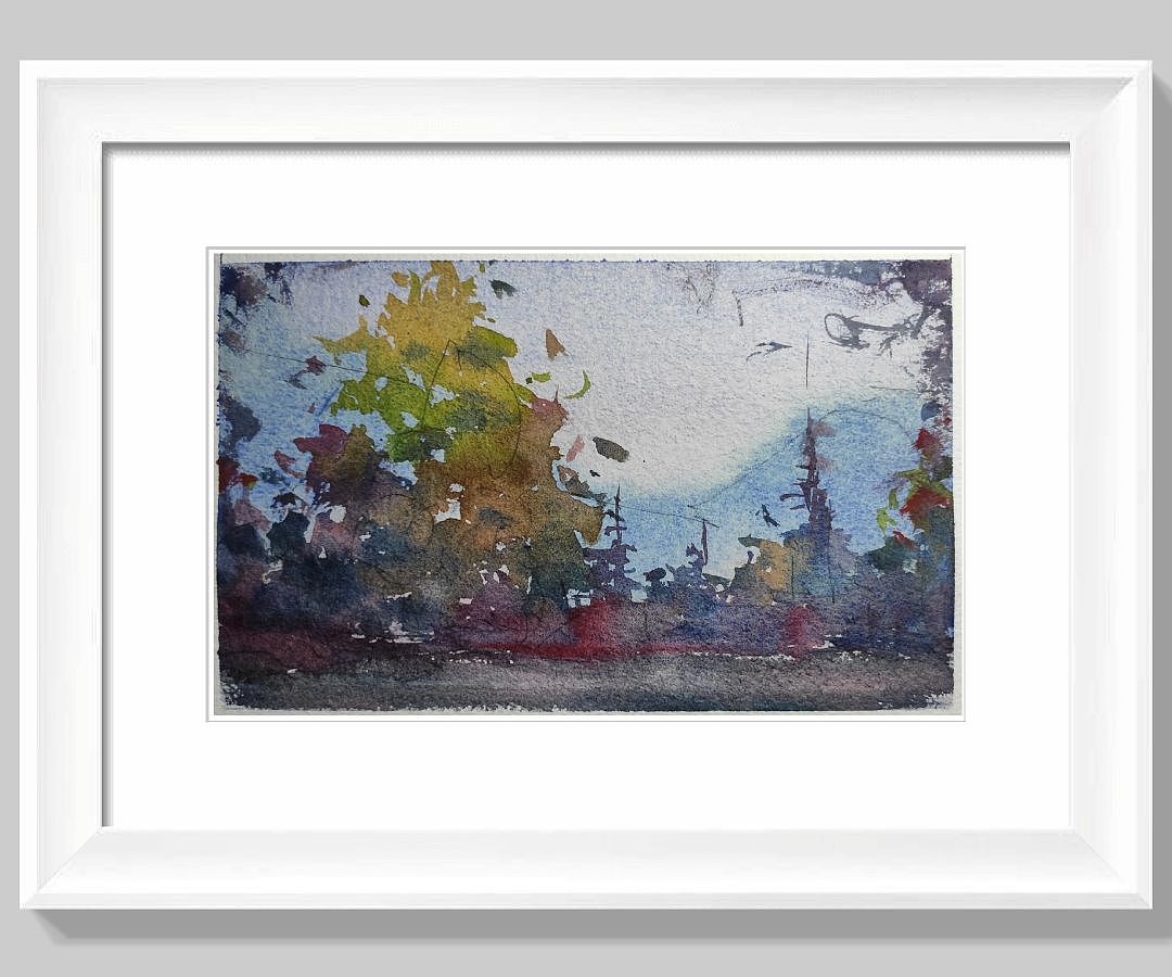 《高红成风景水彩写生作品》