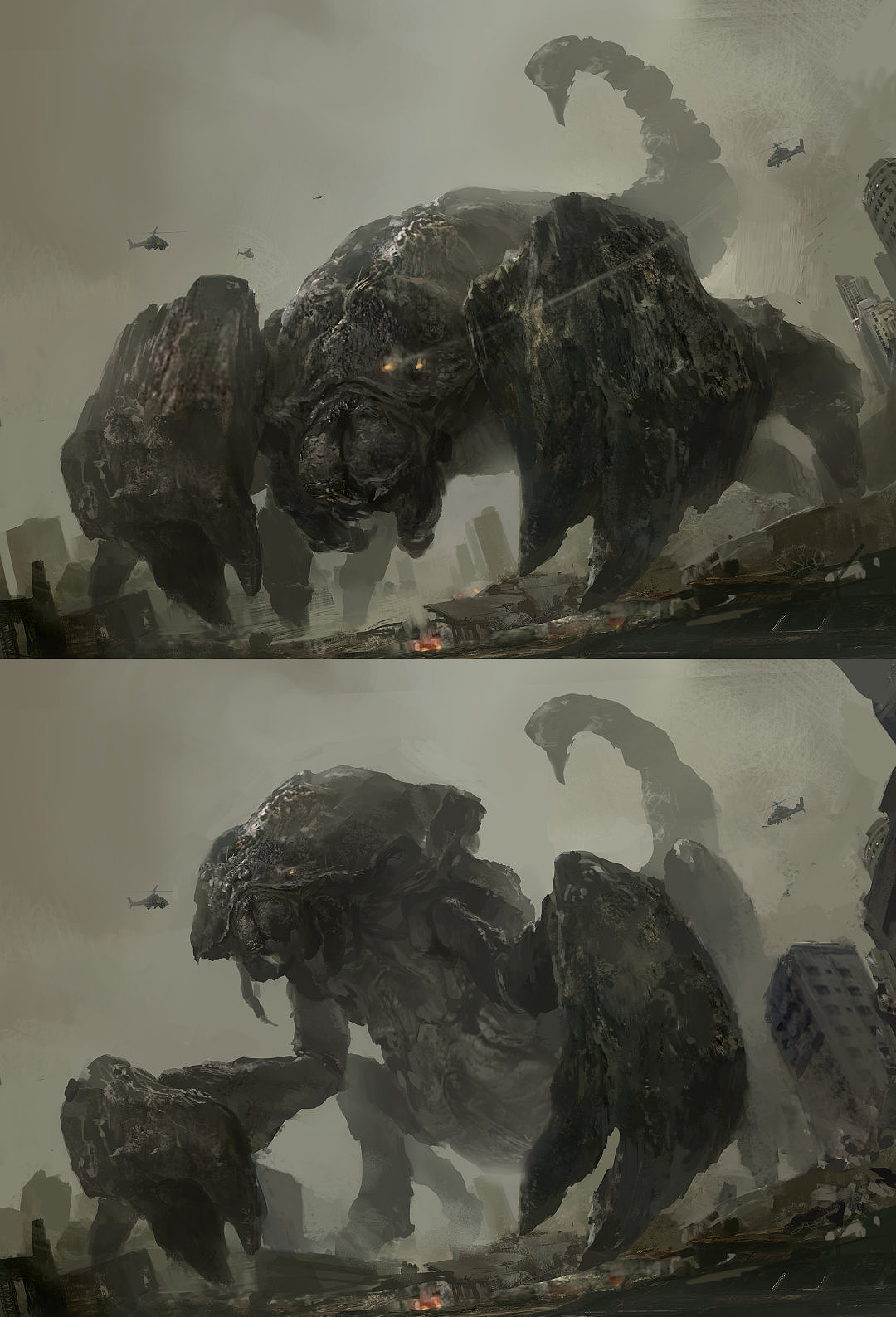 《哥斯拉-怪兽之王》概念设计_天何言工作室-站酷zcool