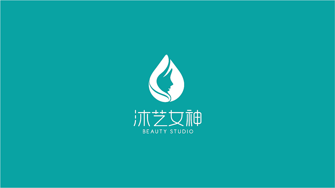 沐艺女神logo设计
