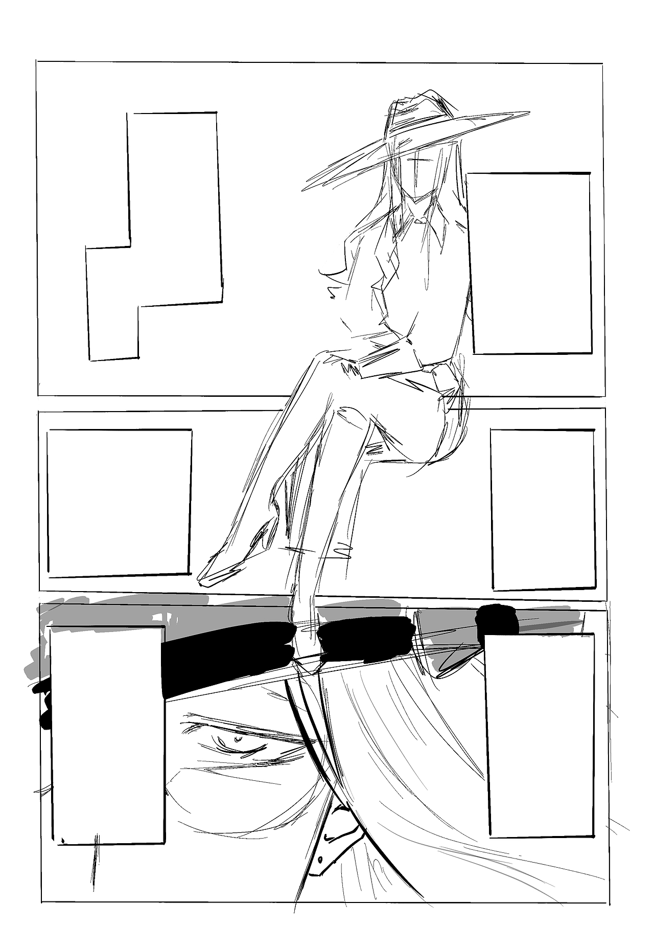 《间谍过家家》漫画分镜临摹