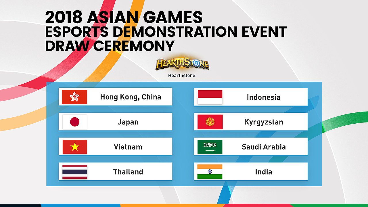 2018雅加达亚运会电竞项目抽签仪式（图ZMTI5MTEwMjUy） - 游戏/娱乐 - 站酷设计师AHA卷卷原创素材 - 站酷ZCOOL