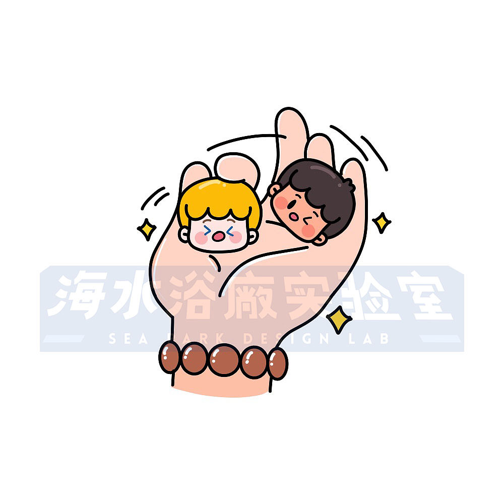 创意插画『海尔兄弟cos篇系列插画』 