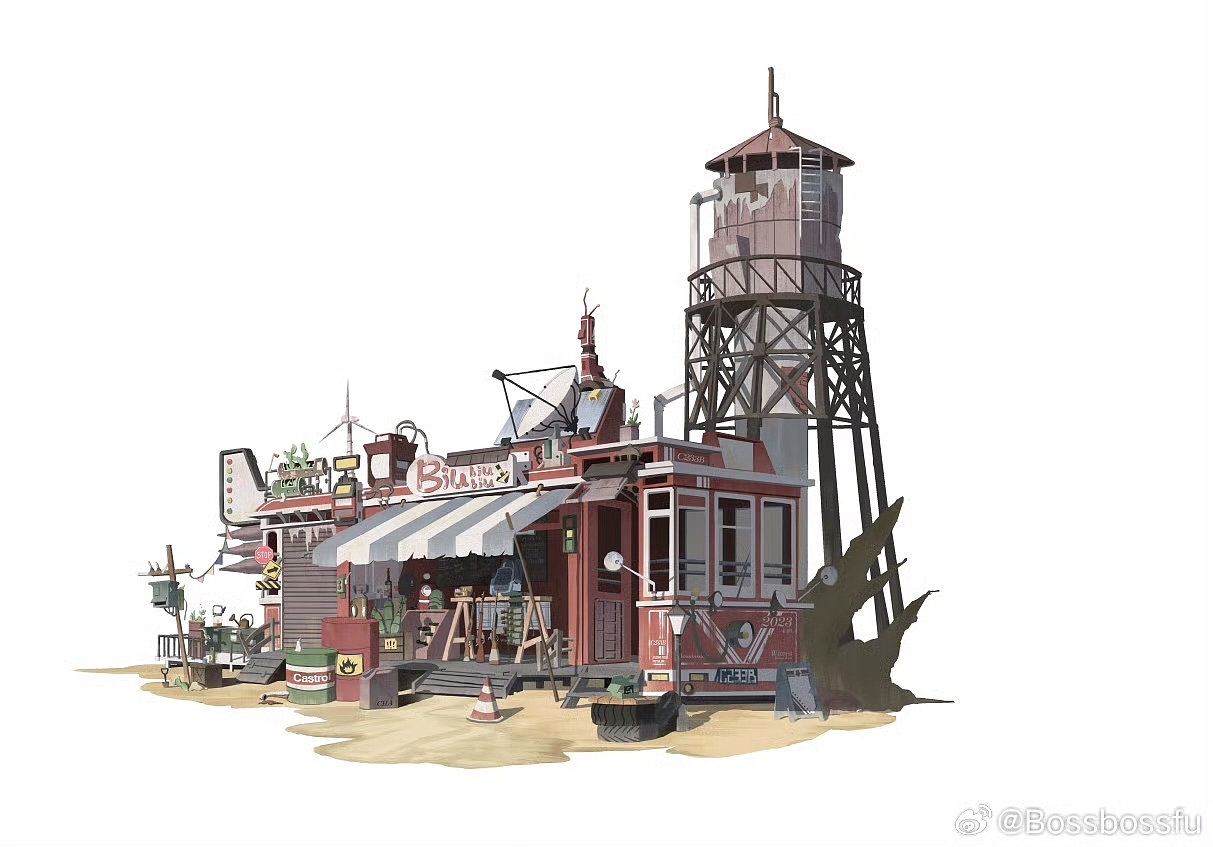 废土武器库（图ZMzYxMDU2OTQw） - 游戏原画 - 站酷设计师BossfuStudio原创素材 - 站酷ZCOOL