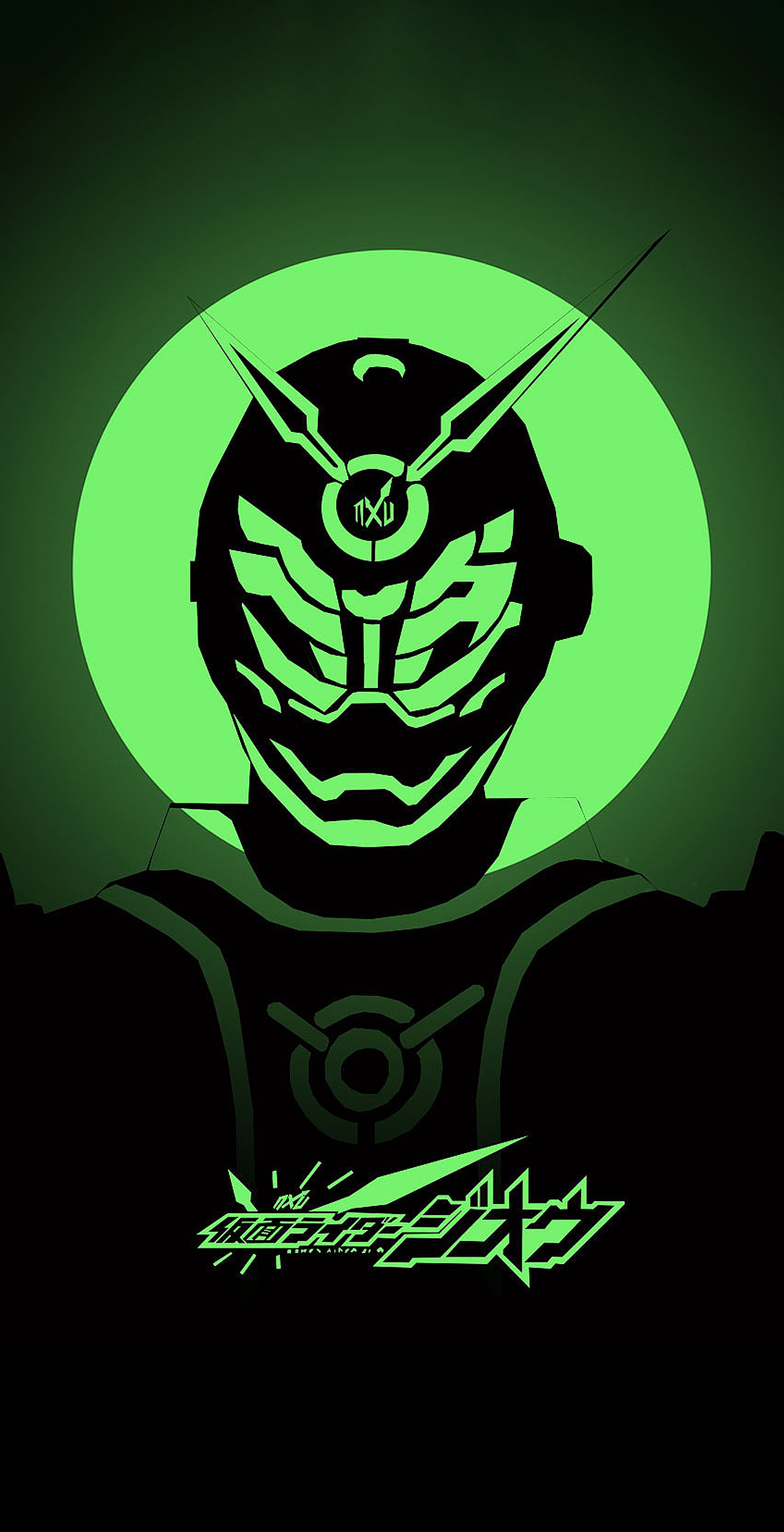 假面骑士黑白剪影