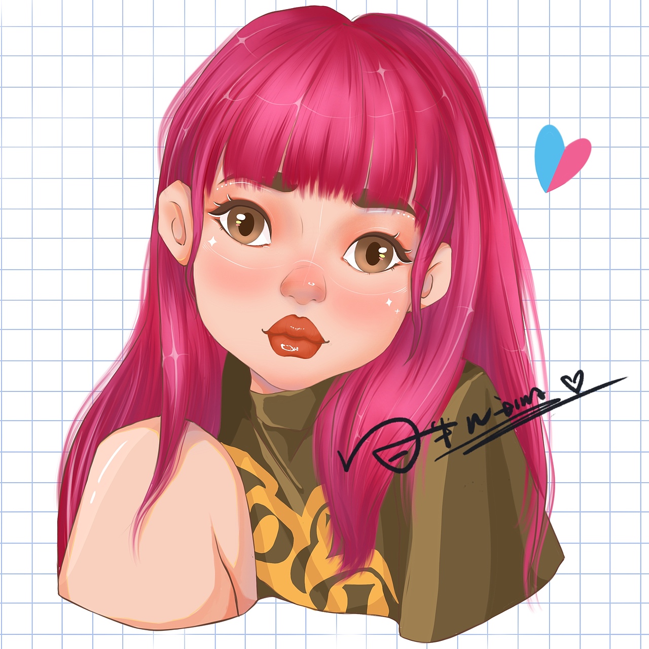 ．欧美风可爱小头像有木有人喜欢呐[z动心]（图ZMjcyNjYxMDI0） - 商业插画 - 站酷设计师月半儿珊原创素材 - 站酷ZCOOL