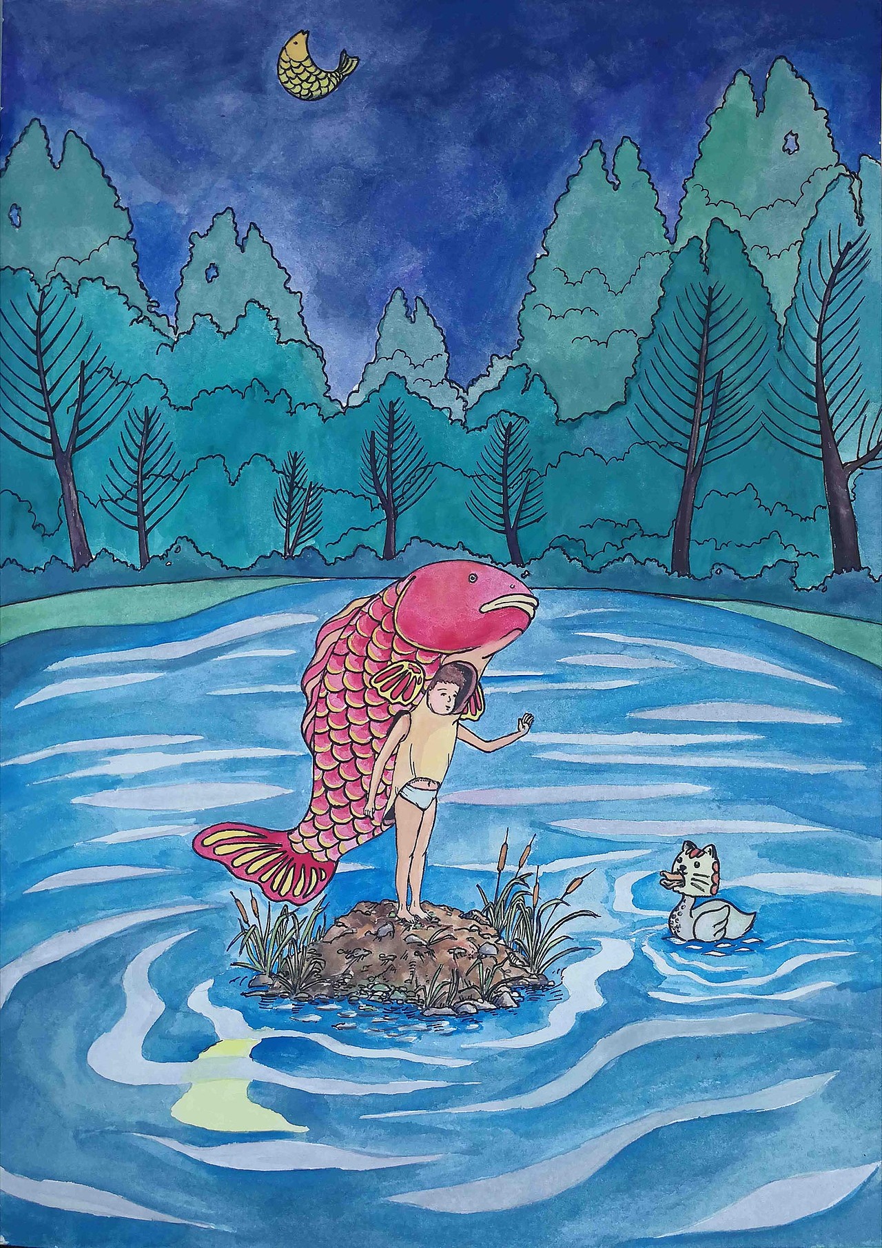 如果有来生|插画|创作习作|陈陈陈陈辰_原创作品-站酷zcool