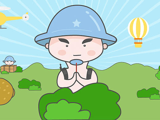 吃雞小兵①--表情系列（個人主頁-ZMjgxMTgyNTY=） - 網(wǎng)絡(luò)表情 - 站酷設(shè)計師HaloShow原創(chuàng)素材 - 站酷ZCOOL