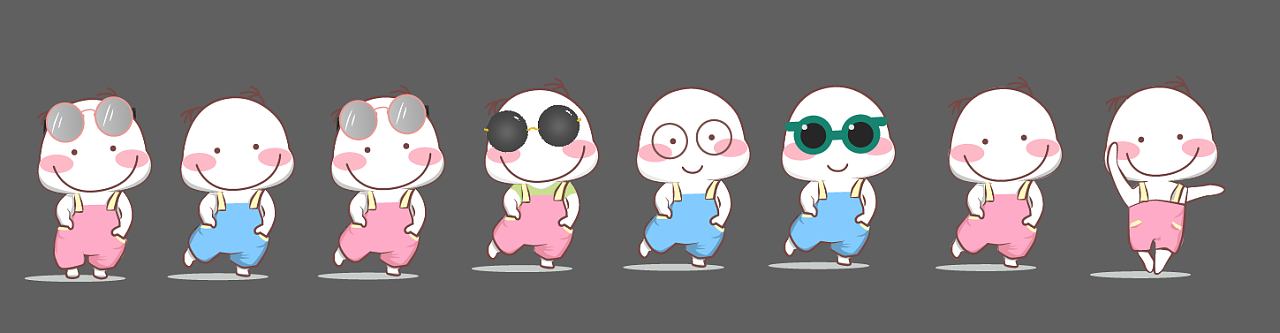 阿白酱晕表情制作