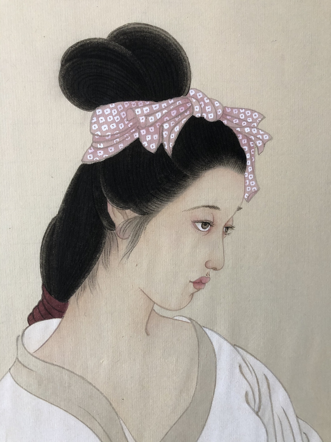 临摹何家英西施浣纱