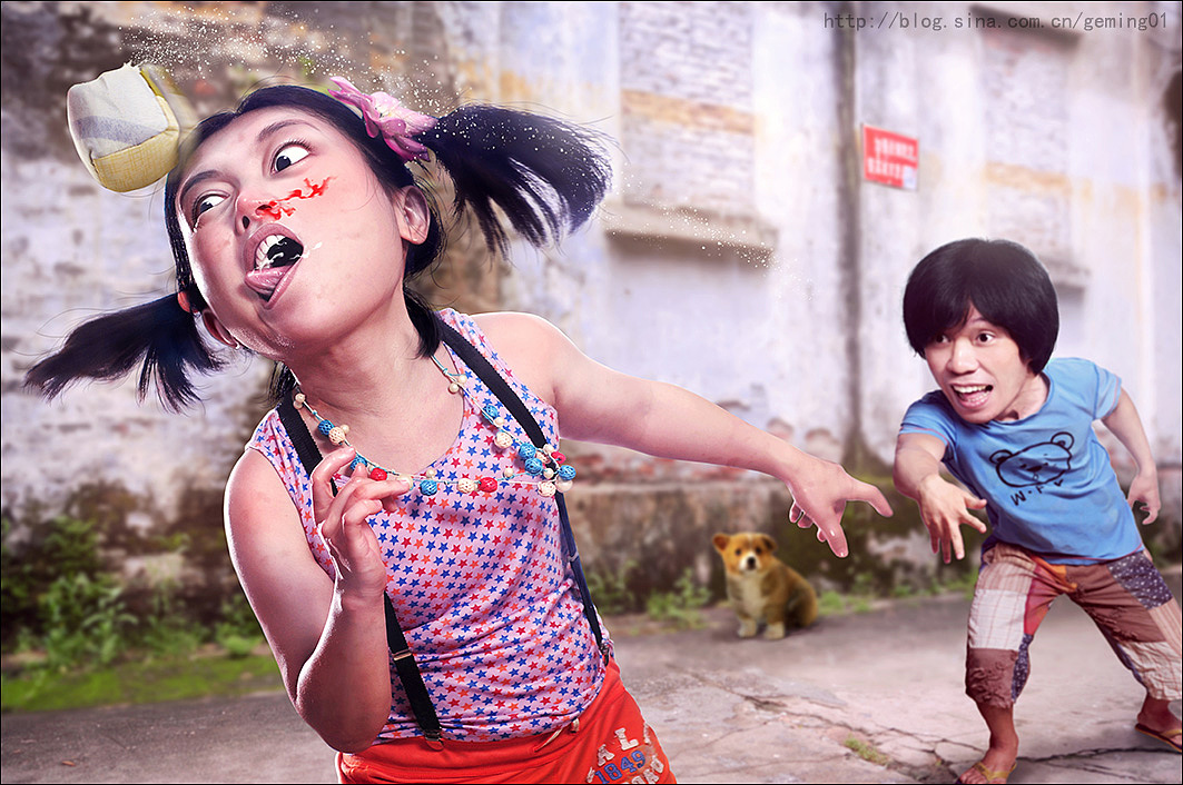 冬瓜妹的童年生活