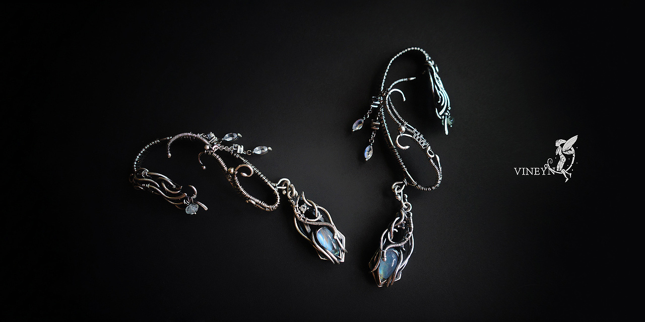 [VINE|YN]精灵耳饰（图ZMTE0OTU3NzIw） - 首饰设计 - 站酷设计师菠萝Vine原创素材 - 站酷ZCOOL