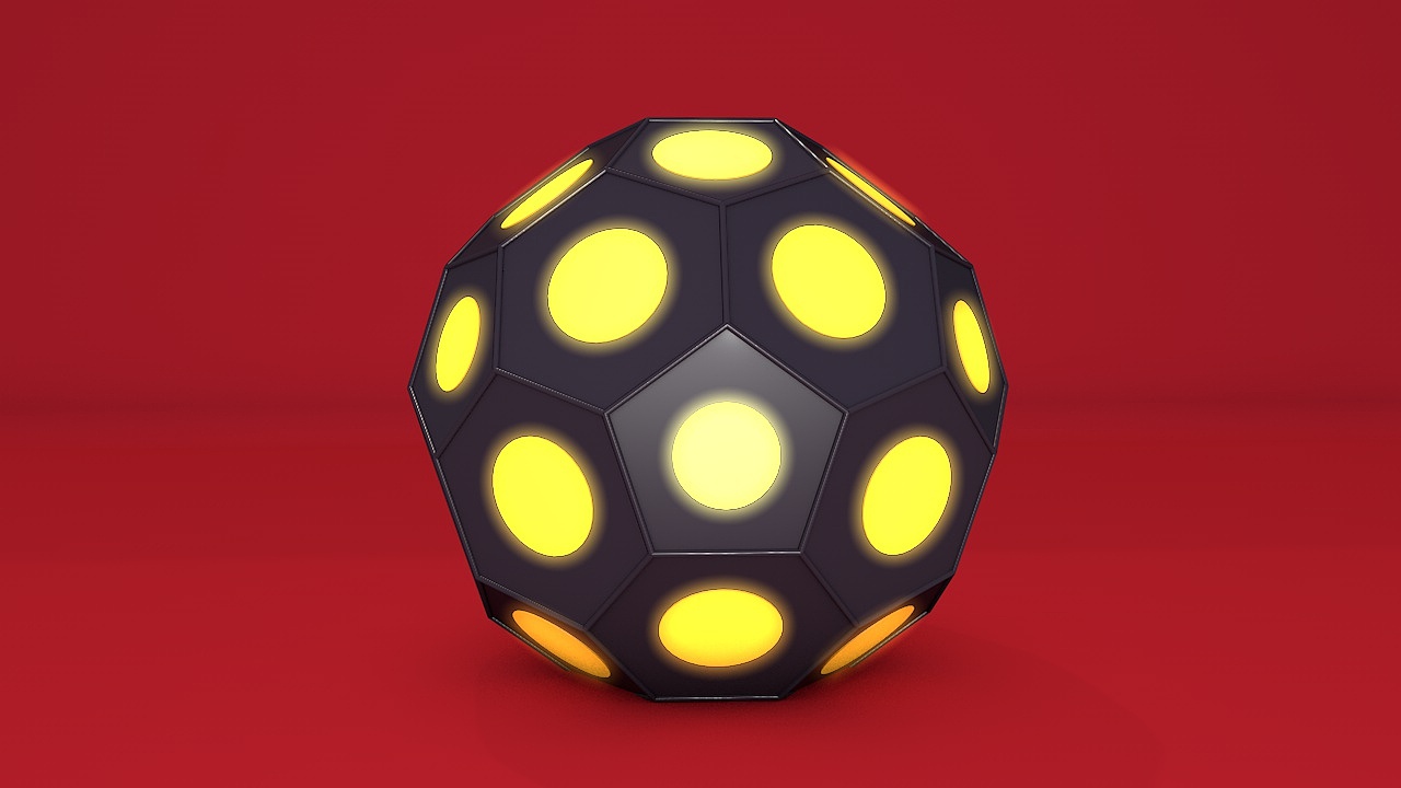 多面体发光球练习