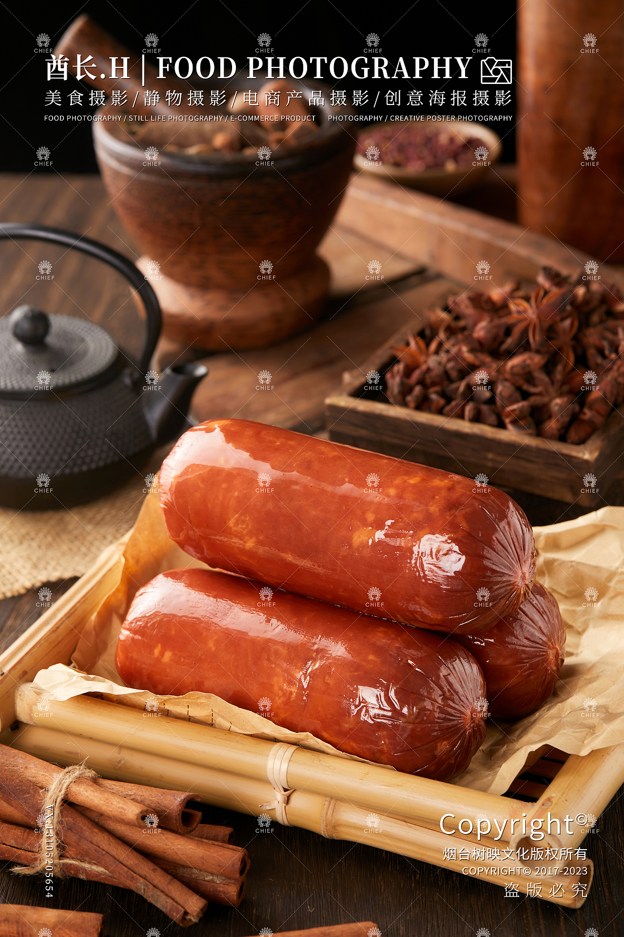 熏鸡I猪头肉I肉串I牛肚I肉卷I火腿I猪皮冻I酱牛肉（图ZMzU1MzczMzY4） - 产品摄影 - 站酷设计师烟台美食摄影师酋原创素材 - 站酷ZCOOL