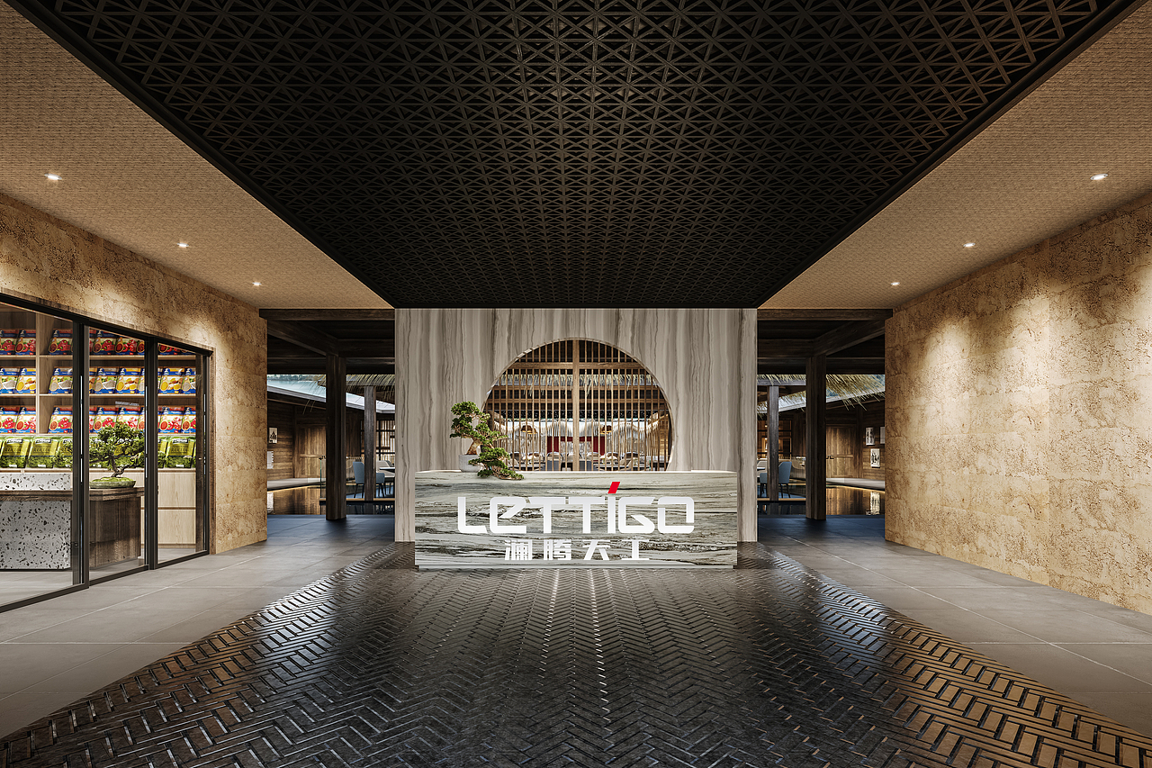 水上禅意餐厅效果图赏析