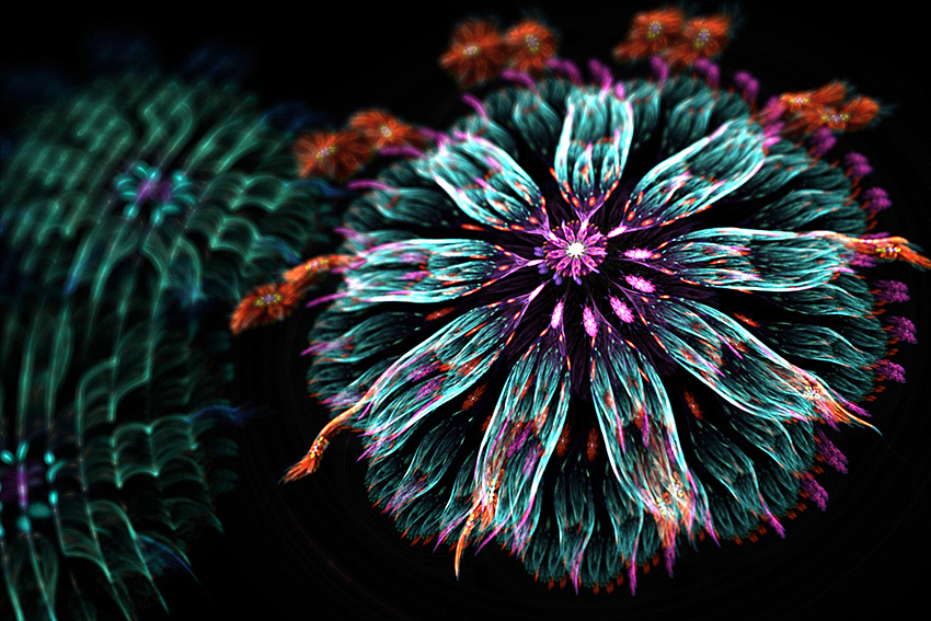 分形(Fractal)十八辑:分形描绘的中式传统绘画(图ZMjI5NTgxNTY=) - 绘画 - 站酷设计师阳光与青稞原创素材 - 站酷ZCOOL