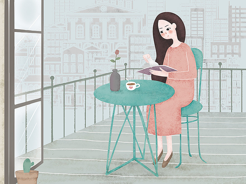 包装插画设计-女性