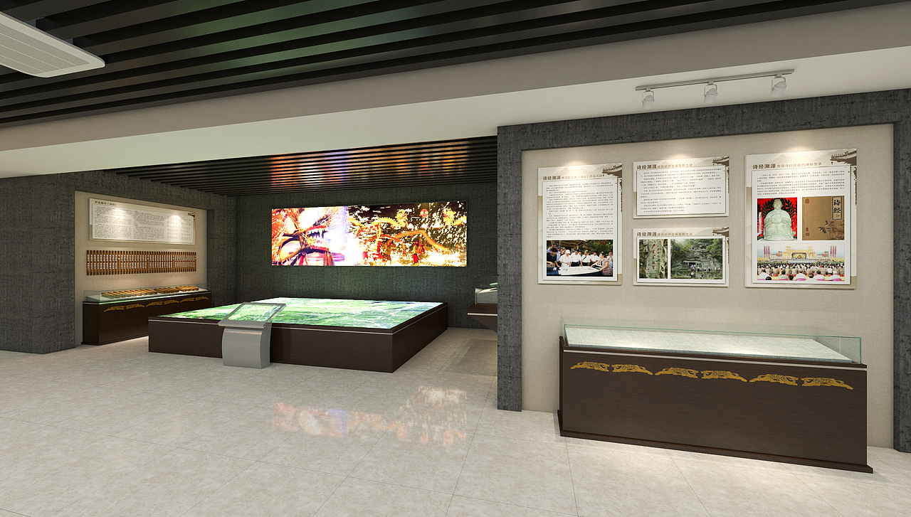 非物质文化遗产展厅（图ZMTM4MjA2MDI4） - 建筑/空间 - 站酷设计师chinafeel原创素材 - 站酷ZCOOL