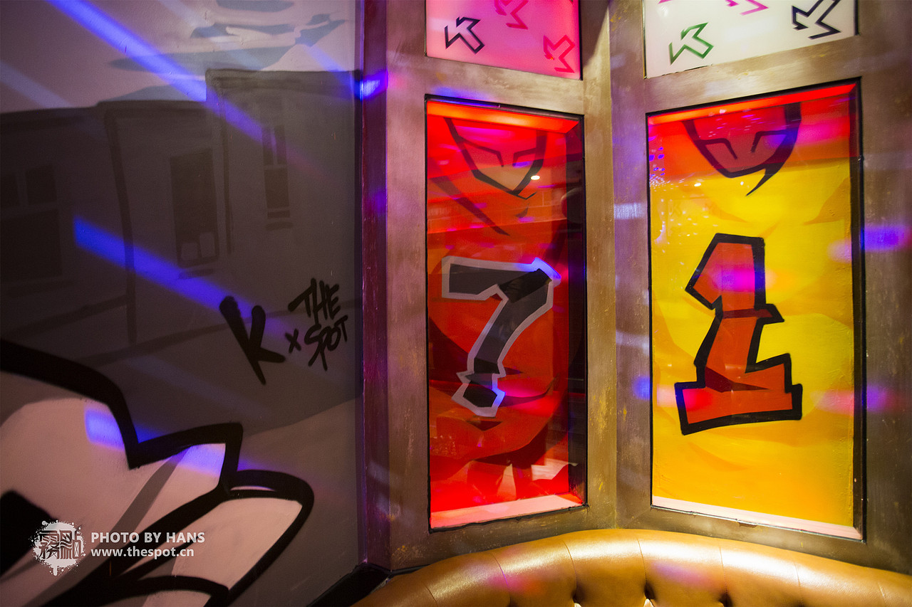 珠海涂鸦雾点原创涂鸦珠海k立方量贩式ktv