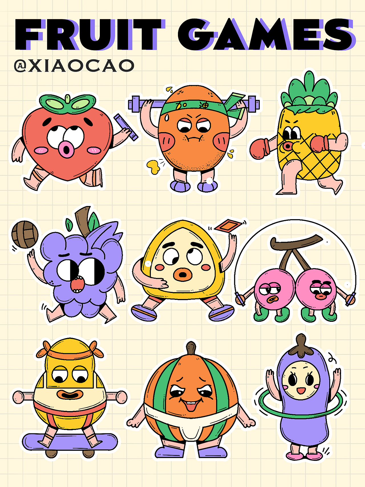 Doodle插画 y园糖（图ZMjk2MjQ0ODUy） - 新锐潮流插画 - 站酷设计师关十一原创素材 - 站酷ZCOOL