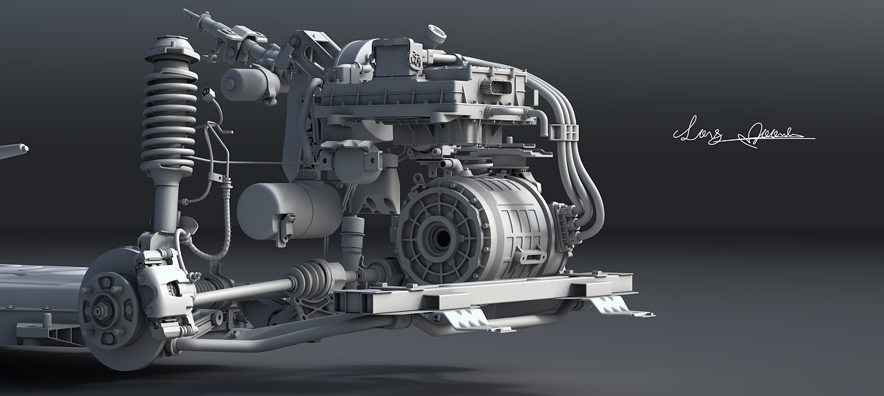 新能源汽车机械组件