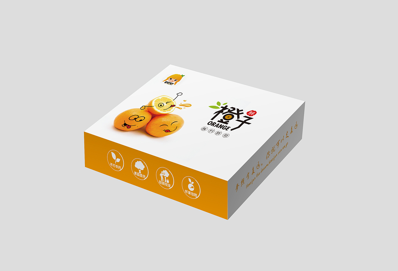 水果包装盒 橙子包装（图ZMTk5MjE1NjMy） - 包装 - 站酷设计师设计师王婷婷原创素材 - 站酷ZCOOL
