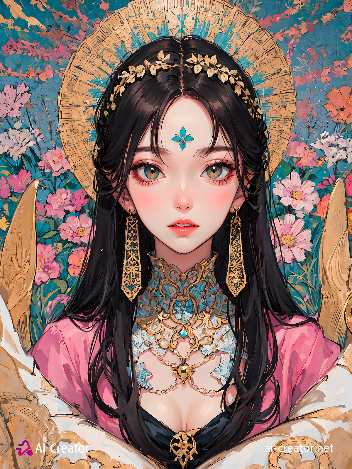 【AI绘画作品-99】万花筒