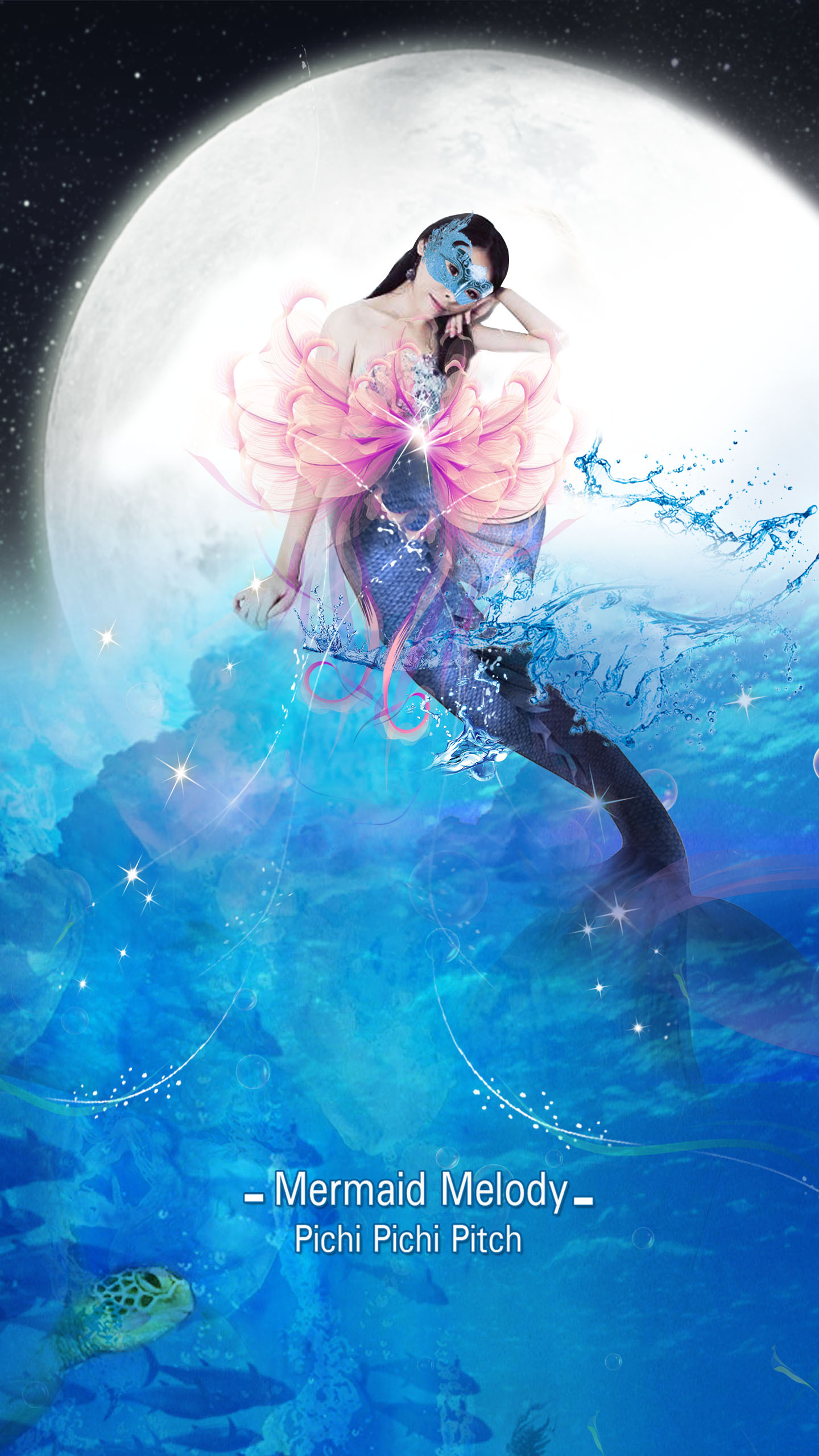 人鱼旋律|平面|图案|琪加 - 原创作品 - 站酷 (zcool)