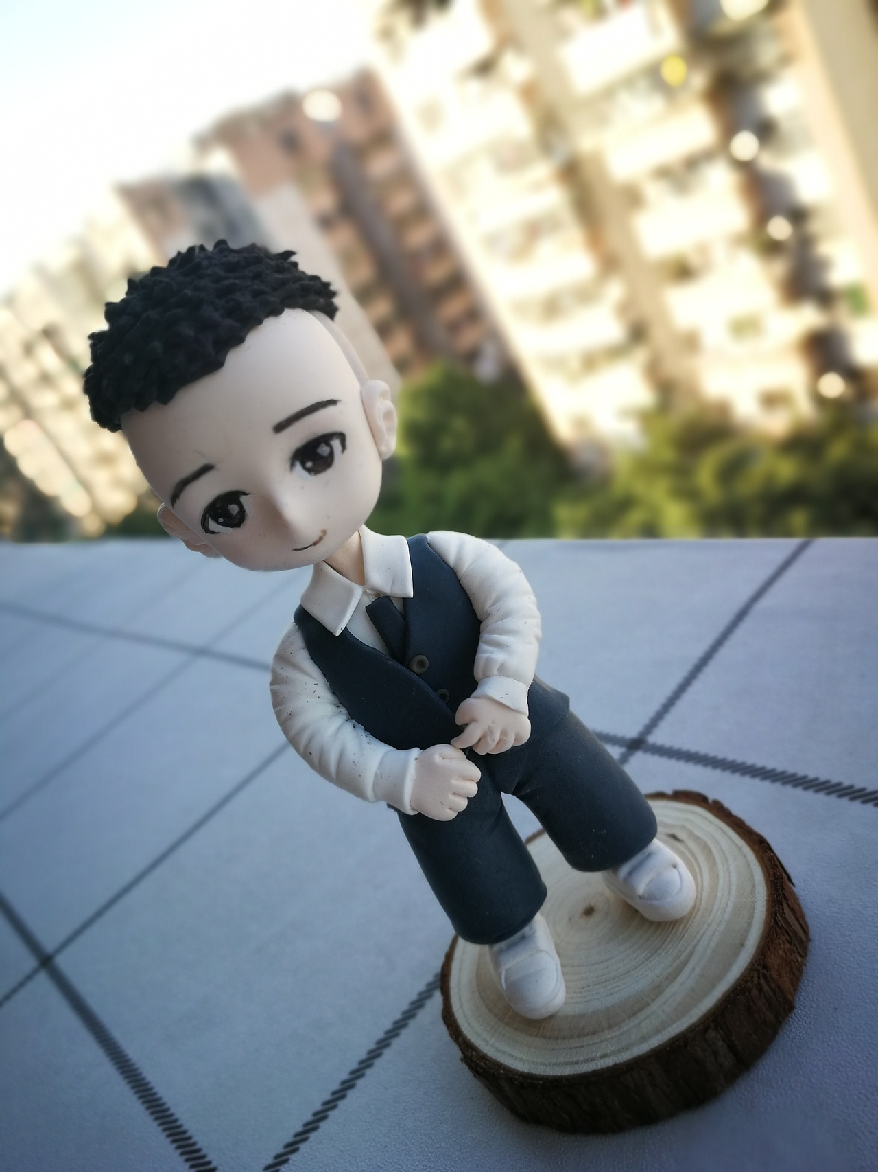 超轻粘土人偶真人漫画风