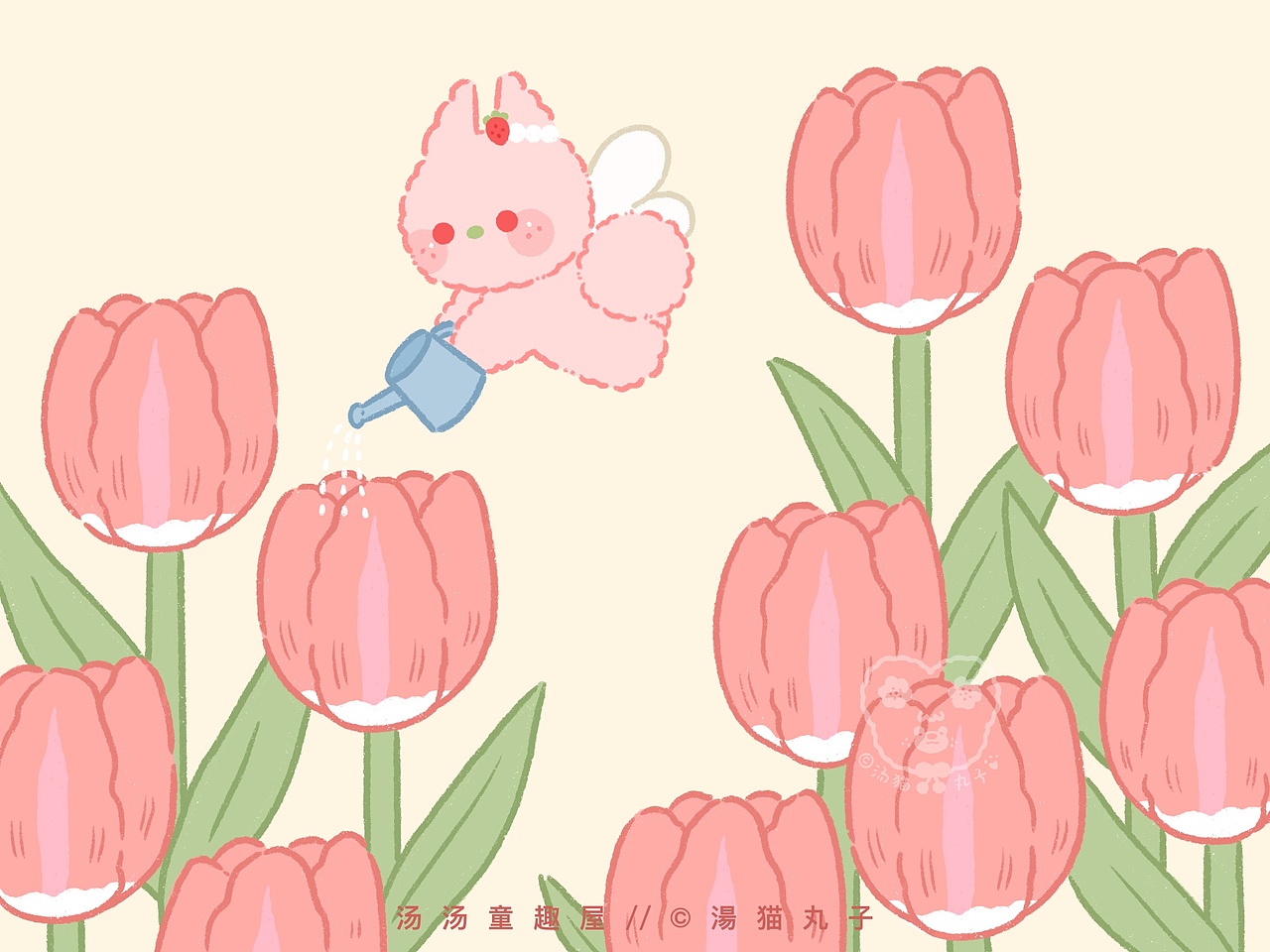 《春日序曲》系列合集(图ZMjQ3ODM0MzMy) - 创作习作 - 站酷设计师湯猫丸子原创素材 - 站酷ZCOOL