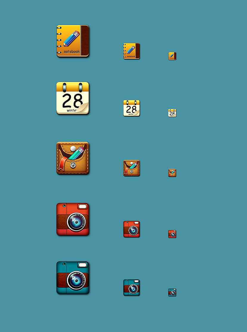 手机桌面应用icon|ui|图标|hddh - 原创作品 - 站酷 (zcool)