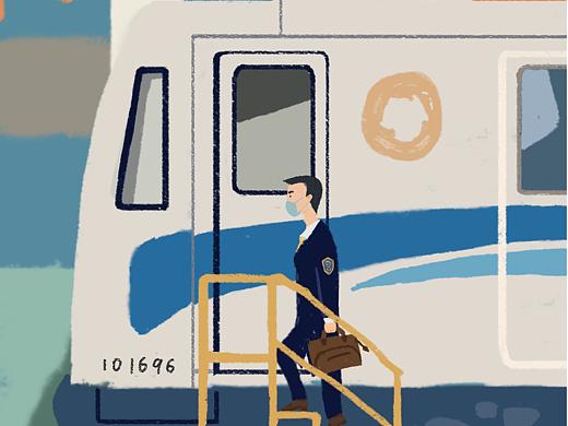 疫情下的成都地铁