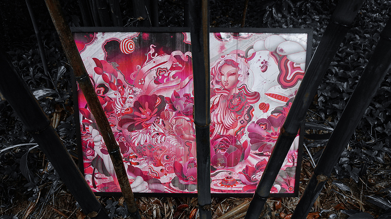 《涅槃》&《蓝》东方美学 | 佛教哲学绘画作品(图ZMjU5OTc0MDU2) - 艺术插画 - 站酷设计师贝22原创素材 - 站酷ZCOOL