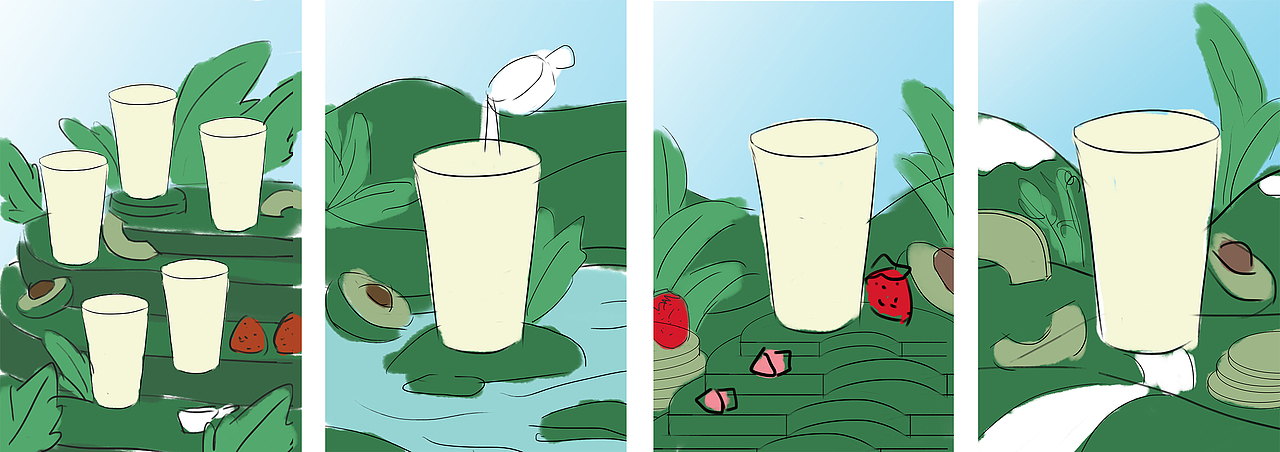 #甲乙丙丁#可可心愿茶饮品