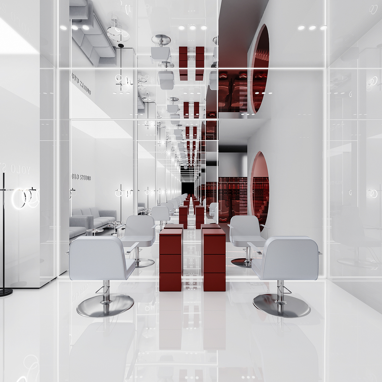 筑本设计 | 理发店（图ZMjI4ODIyNTgw） - 家装设计 - 站酷设计师野生設計原创素材 - 站酷ZCOOL