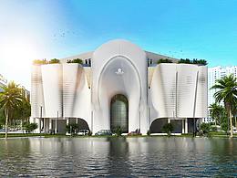 藝術大廈外墻設計項目