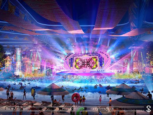 《兰州万达茂水乐园》舞台设计