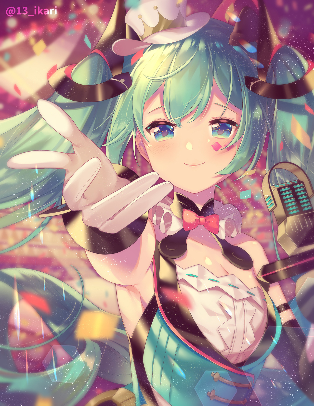 一组漂亮的初音未来同人插画欣赏