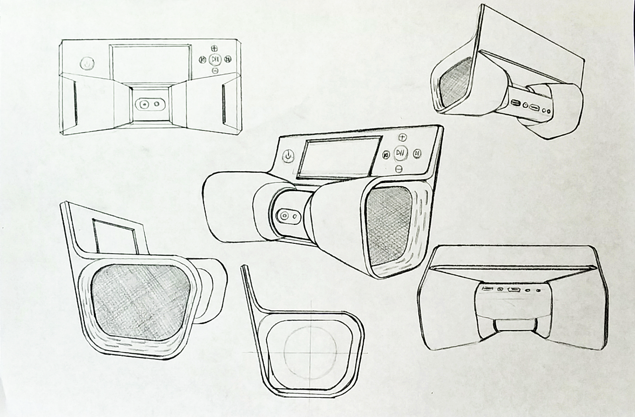工业设计练习投影仪