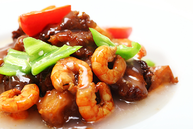 菜男-虾烧猴头菇