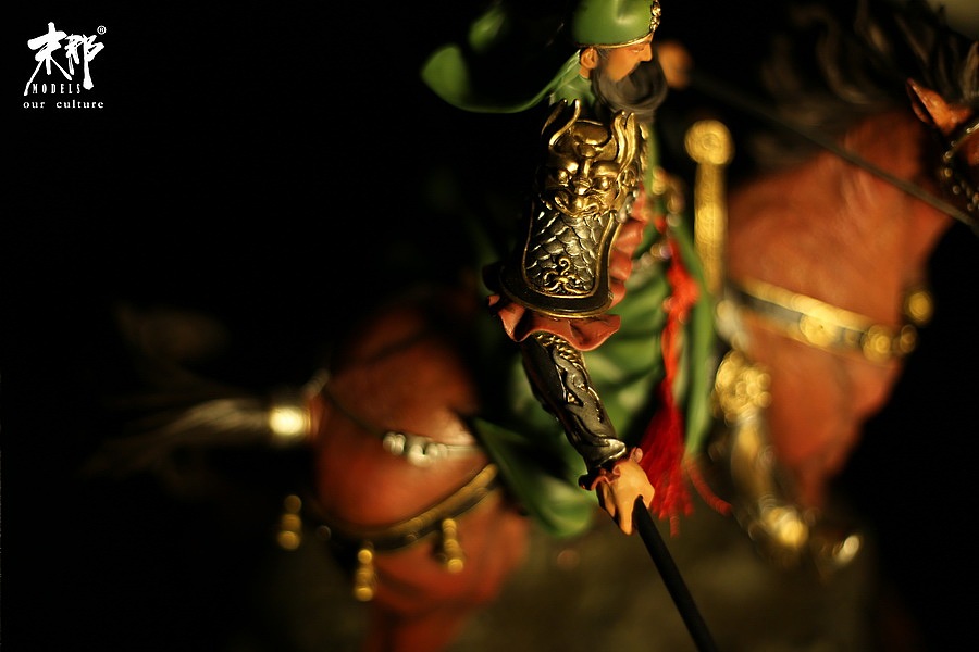 末那x青竹模型丨《三国名将系列之关羽》手办定制