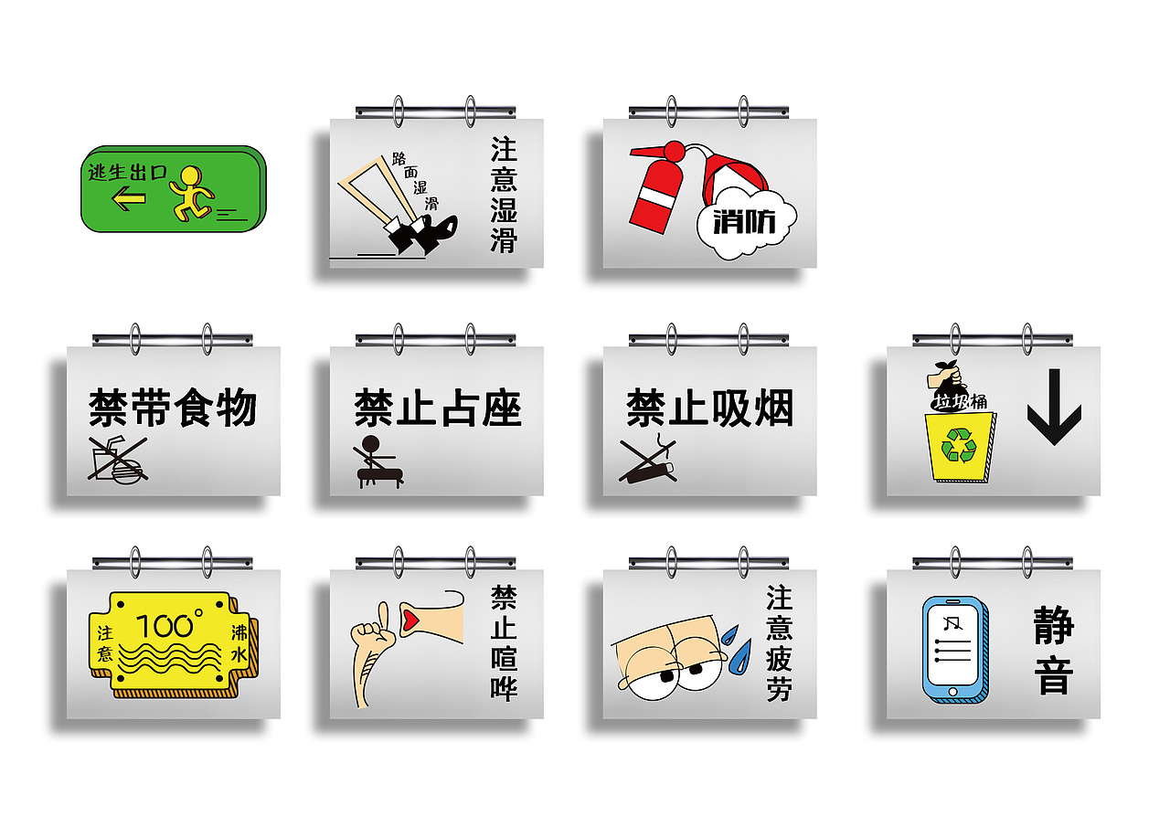 图书馆区域导视图标