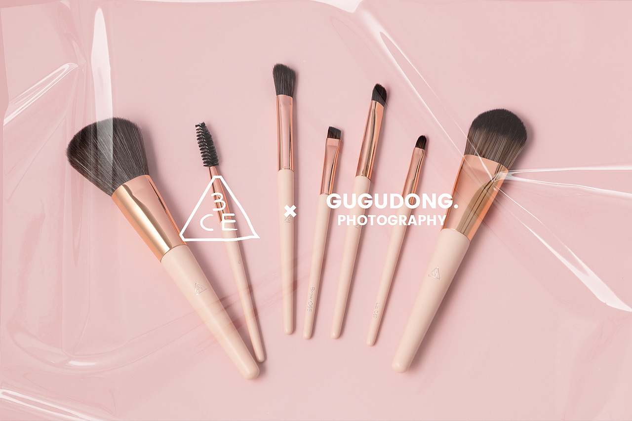 咕咕东✕3CE丨化妆刷摄影-蜂蜜杏子（图ZMjE0NjYyMDEy） - 产品摄影 - 站酷设计师咕咕东摄影原创素材 - 站酷ZCOOL