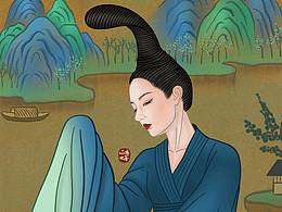 舞蹈诗剧只此青绿同人海报~